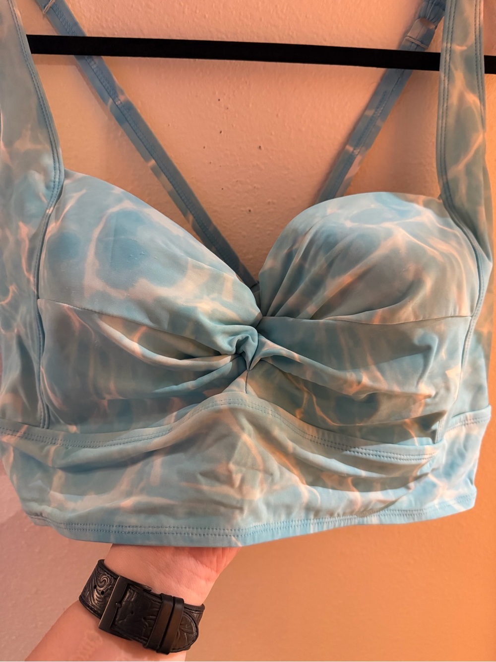 torrid Turquoise Tie-Dye Bikini top